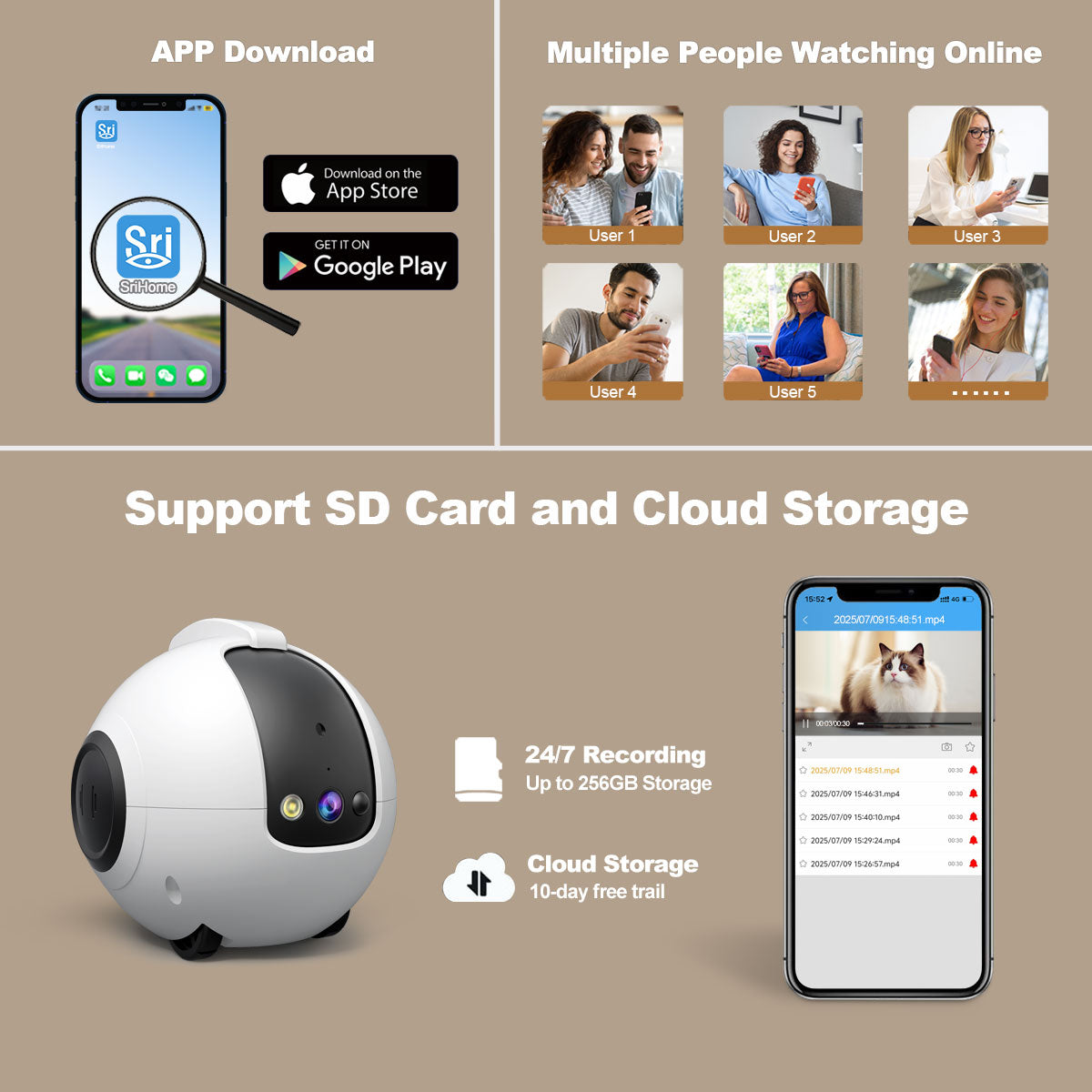 Pet AI Smart Toy: Tumbler, Laser Monitor, Wi-Fi, Large Capacity, Whole-Home Coverage, Mobile, Auto-Triggered, People Monitoring