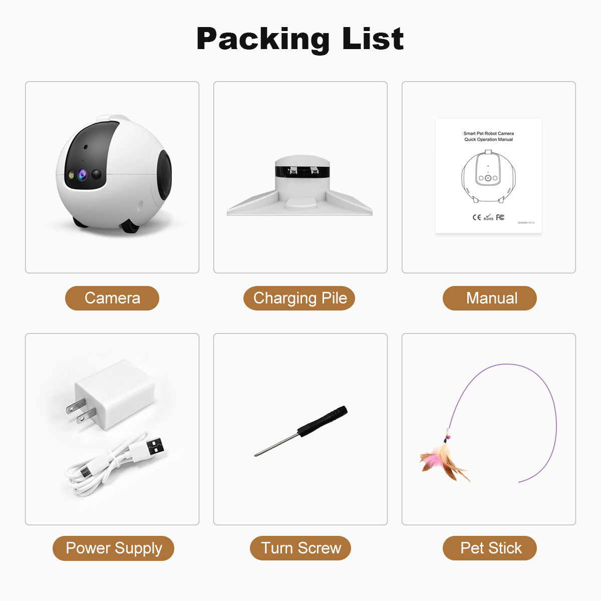 Pet AI Smart Toy: Tumbler, Laser Monitor, Wi-Fi, Large Capacity, Whole-Home Coverage, Mobile, Auto-Triggered, People Monitoring