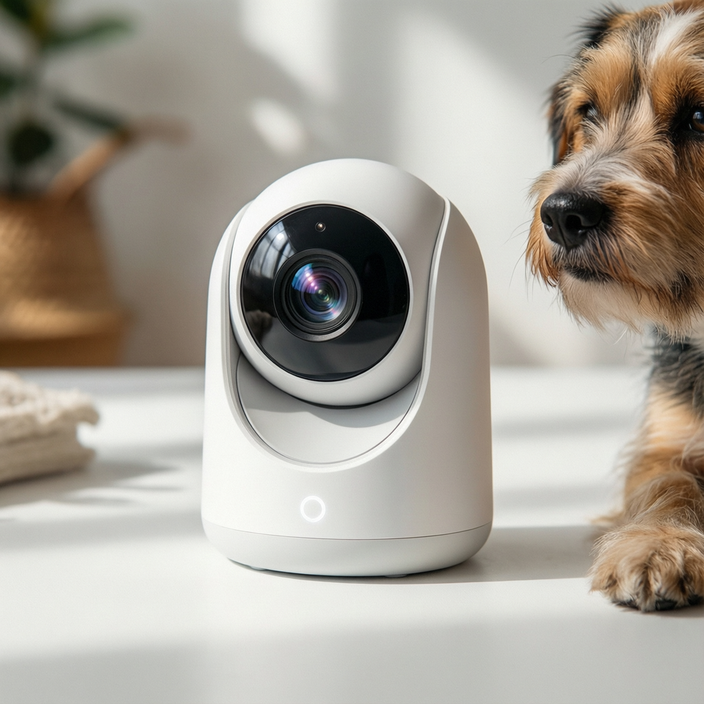 FreeCam Smart Pet Camera - WiFi Dog Cat Camera with Phone App, 2-Way Audio & Night Vision